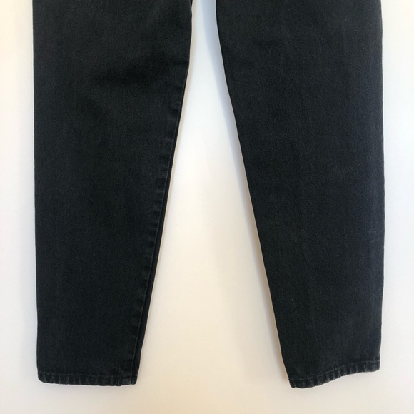 Zara Trafaluc Women's Mom Jeans Black Denim 80s Size 2 - Picture 6 of 10